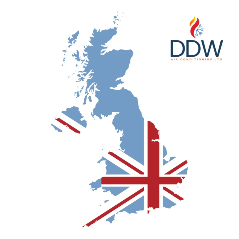 DDW Air Conditioning Ltd cover the whole of the UK